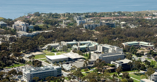 aerial view of UC San Diego campus